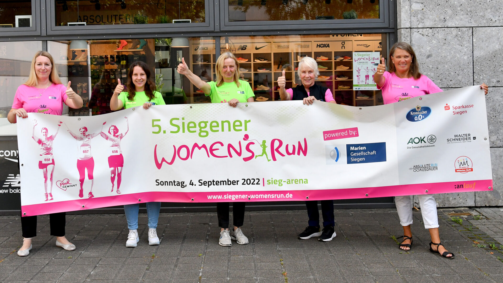 Frauenlauf verspricht viel Spaß an der sieg-arena